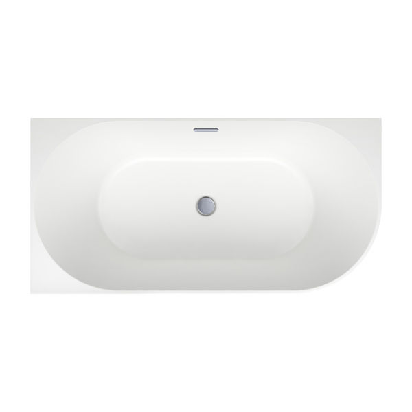 Акриловая ванна в наборе 4 в 1: пристенная ванна (левый разворот), каркас, экран, слив-перелив Wellsee Belle Spa 235701001