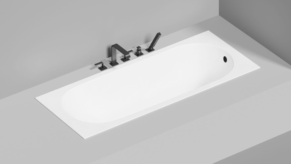 Ванна встраиваемая Salini ORNELLA 160x70, S-Sense, глянцевый белый 102316G