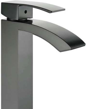 Смеситель для раковины Высокий Grocenberg GB3007 Графит