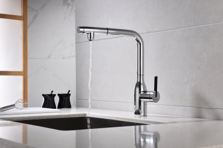 Смеситель для кухни Paulmark VIPER Vi213105-CR, хром