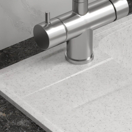 Кухонная мойка Reflexion Plato RX1457TN, олово