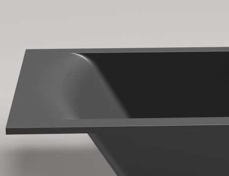 Ванна встраиваемая Salini CASCATA KIT 180x80, S-Sense, матовый белый 104513M