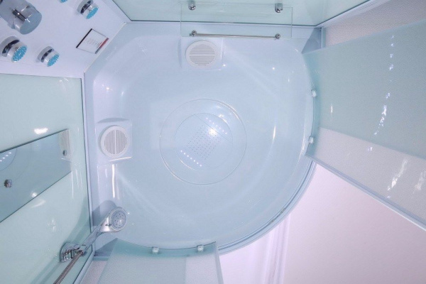 Душевая кабина Timo eco TE-0709  90*90*218, турецкая баня хамам, стульчик прозрачный