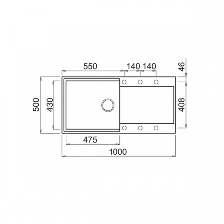 Кухонная мойка Elleci Easy 480 M70 Ghisa LMY48070