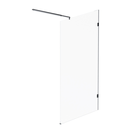 W94WI-110-F1-BTE Душевая перегородка AM.PM X-Joy 110x195, стекло прозр. 6 мм + покрытие, фурнитура черный