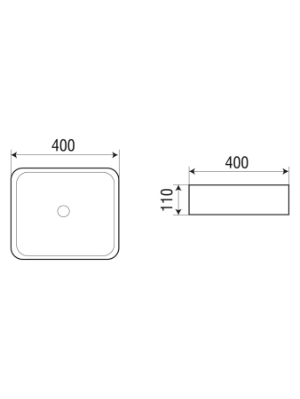 Раковина накладная WeltWasser WW SK ELBACH 2179 M833
