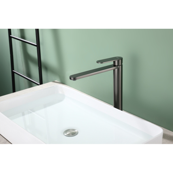 Смеситель для раковины высокий Raglo R10.15.09, графит