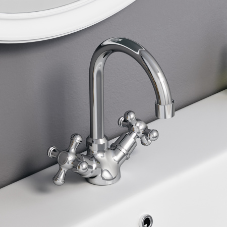 Смеситель для умывальника RedBlu by Damixa 230210000 Retro