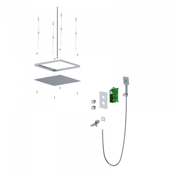 Душевая система встроенная с термостатом Timo Petruma SX-5019/00SM хром