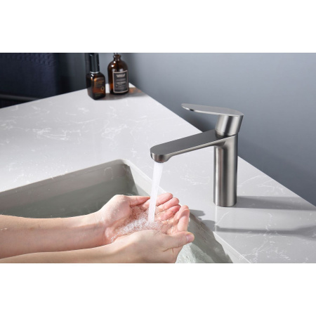 Смеситель для раковины Splenka S222.10.09, графит