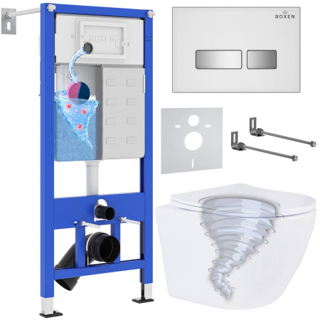 Комплект 6 в 1 Roxen StounFix Dual Fresh 968395  (состоит из: 710200, Glass 430280W, 530205-01)