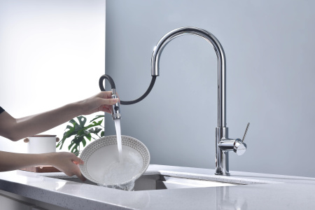 Смеситель для кухни Paulmark GALANT Ga213077-CR, хром