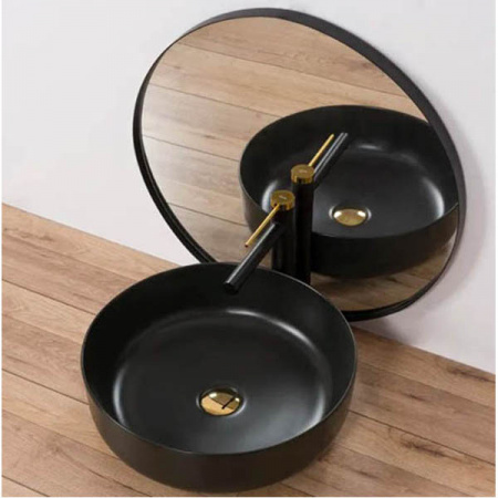 Умывальник Rea Elma Black Mat U8494