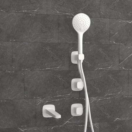 Встраиваемый комплект для ванны WasserKRAFT с лейкой и изливом A9551.266.316.328.156.155