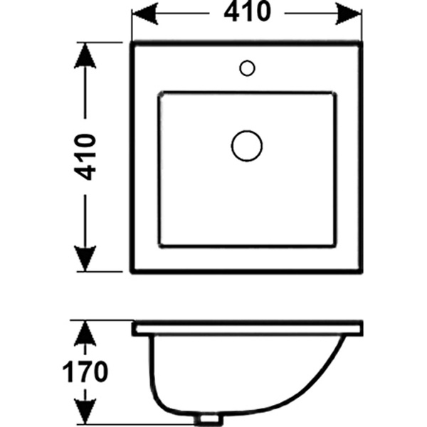 Раковина Melana MLN-9048B