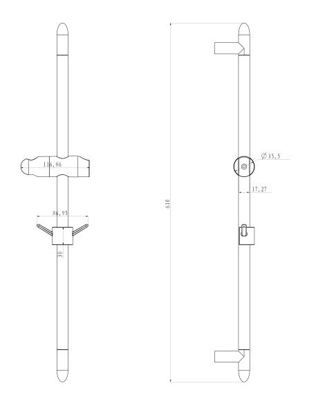 Стойка для душа Lemark LM8063C