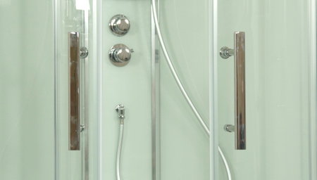 Душевая кабина Timo Premium ILMA 909  с крышей, хамам и стульчиком90*90*222