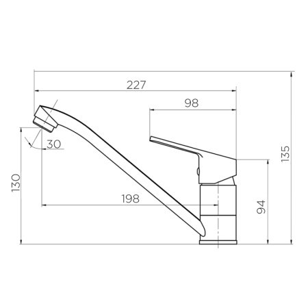 D1012000 Norma, Смеситель для кухни Dorff.