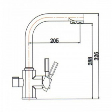 Cмеситель для мойки Kaiser Decor 40144