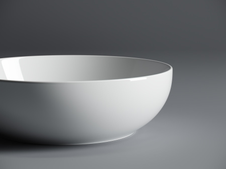 Умывальник чаша накладная круглая Ceramicanova Element 370*370*110мм, Белый, CN6020