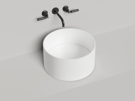 Раковина накладная Salini ARMONIA ROUND 02, белый, 130422M