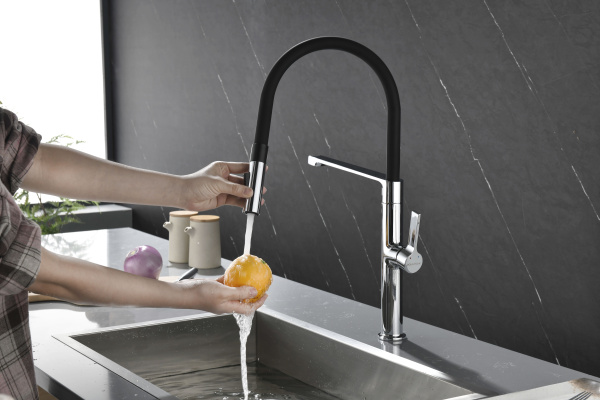 Смеситель для кухни Paulmark Barrel Ba214029-CR, хром