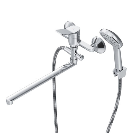 F85A90100 X-Joy, Смеситель для ванны и душа AM.PM, излив 325 мм, душевой набор, хром