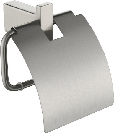 Настенный бумагодержатель с крышкой Grocenberg AC0029 (Никель)