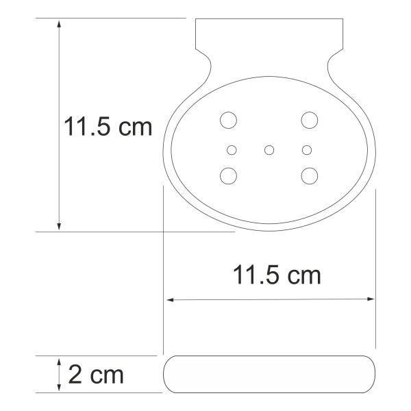 Мыльница решетка WasserKRAFT Berkel K-6869