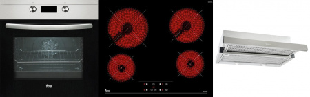 Комплект техники: TEKA HO 725G X с варочной панелью TEKA TT 6415 и вытяжкой TEKA CNL 6400 STAINLESS STEEL 