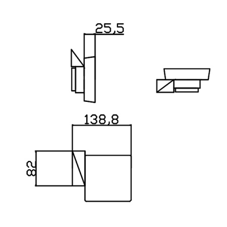 Мыльница Boheme New Venturo 10313-CR-B Хром Черный