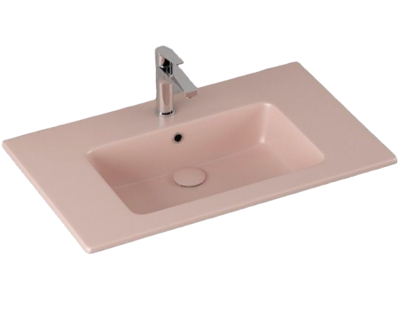 Раковина ISVEA SistemaT накладная 810*465*140 1 цвет лососевый матовый 10SL51081SV-2S