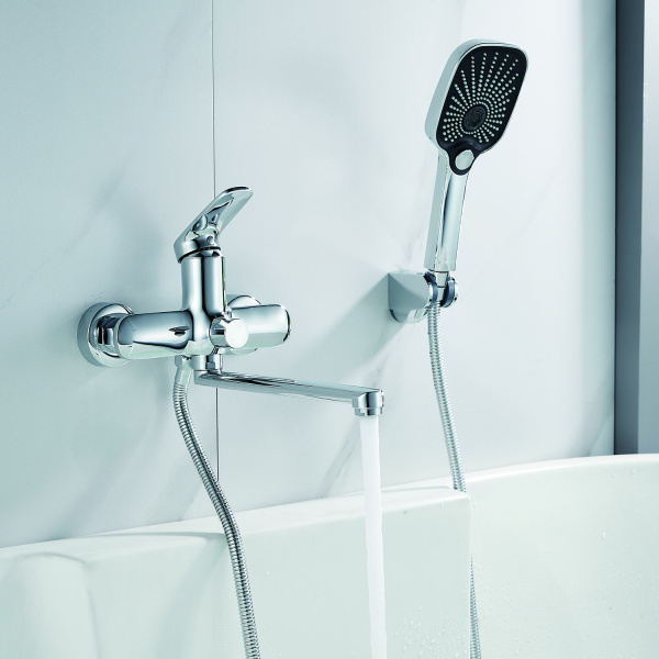 Смеситель для ванны Shevanik S8502, хром