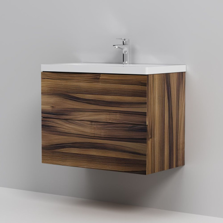 M90FHX0752HF Gem База под раковину AM.PM, подвесная, 75 см, 2 ящика, орех