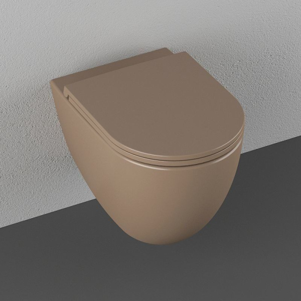 Унитаз ISVEA Infinity подвесной 365*530*400 -коричневый матовый 10NF02001SV-2H