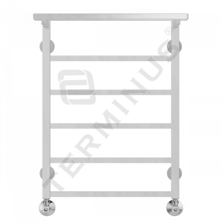 Полотенцесушитель Terminus Контур с полкой П6 с полкой 500х700