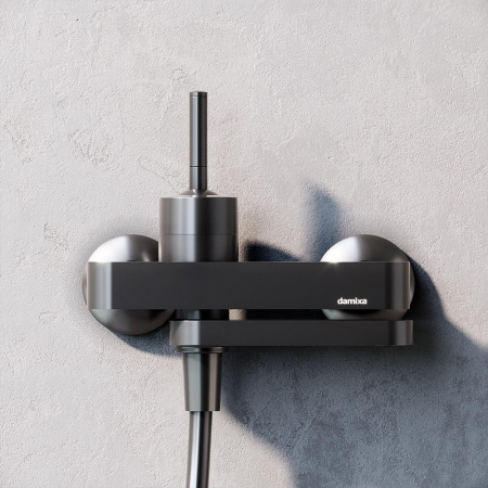 291000300 ARC Смеситель для ванны и душа AM.PM, поворотный излив черный