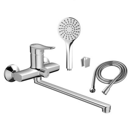 D5095000 Ultra Смеситель для ванны и душа AM.PM с универсальным изливом и душевым набором