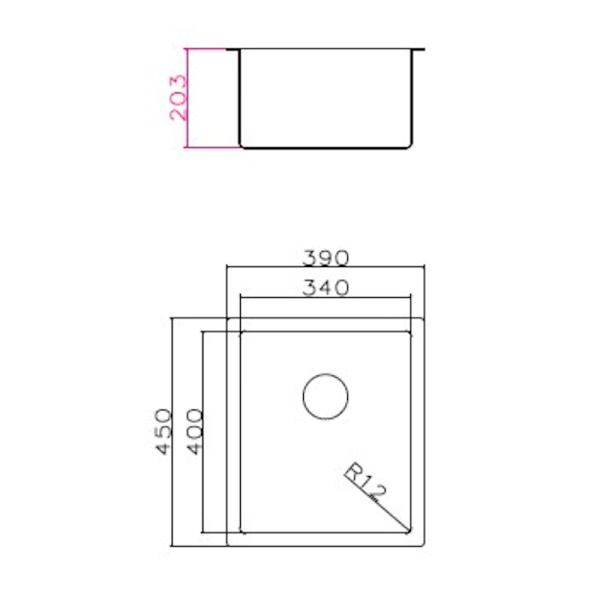 Кухонная мойка Grandex Aqua Proline 300062, сатин