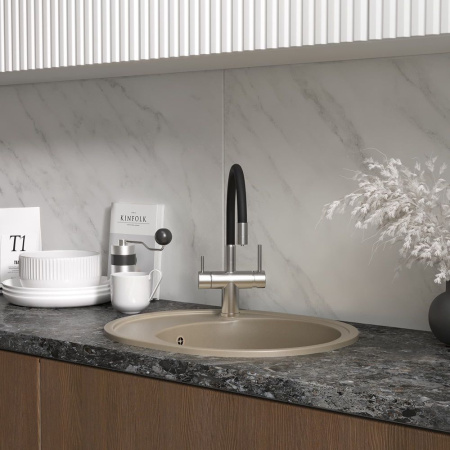 Кухонная мойка Reflection Allonge RF0658BE, бежевый