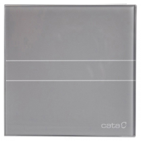 Вентилятор Cata E-100 GSTH (GLASS SILVER TIMER HYGRO)