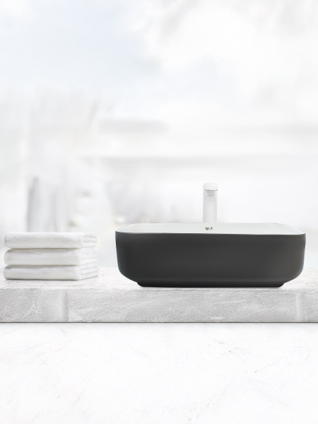 Раковина накладная WeltWasser WW SK ELBACH M2195 BW