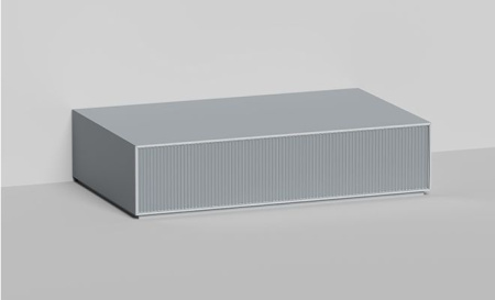 Напольный модуль Salini Armonia 900x215 без выреза под сифон, никель, 27A.2.900.215.02.0