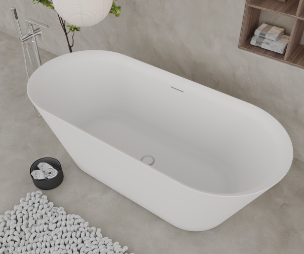 Ванна AQUAme акриловая отдельностоящая AQM3501MW