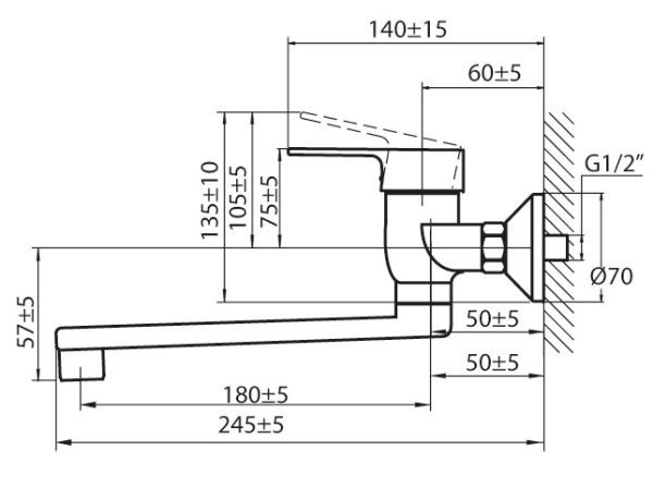 Смеситель для мойки Ahti Satakunta SK105002