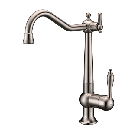 Смеситель для кухни Paulmark RETRO Re213226-NI, никель