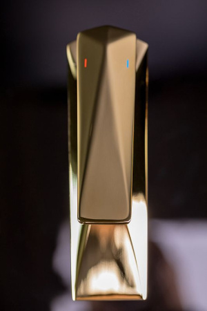 Смеситель для раковины Boheme Venturo 381-w Белый Золото