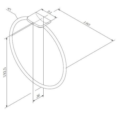 Кольцо для полотенец AM.PM Inspire 2.0 A50A34400