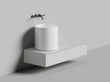 Раковина накладная Salini ARMONIA ROUND 03 покраска по RAL полностью, 130413GF