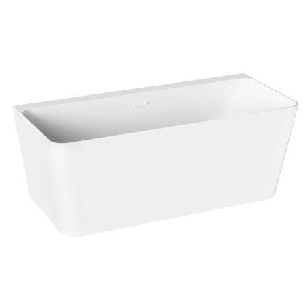 Акриловая ванна в наборе 4 в 1: пристенная ванна, ножки, экран, слив-перелив Wellsee Bromance 231601002